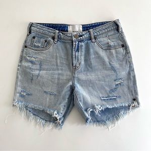 REVOLVE distressed denim shorts